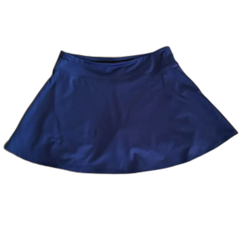 Tommy Bahama Women's L Golf Skort Navy Blue Activewear Tennis Pickleball Stretch